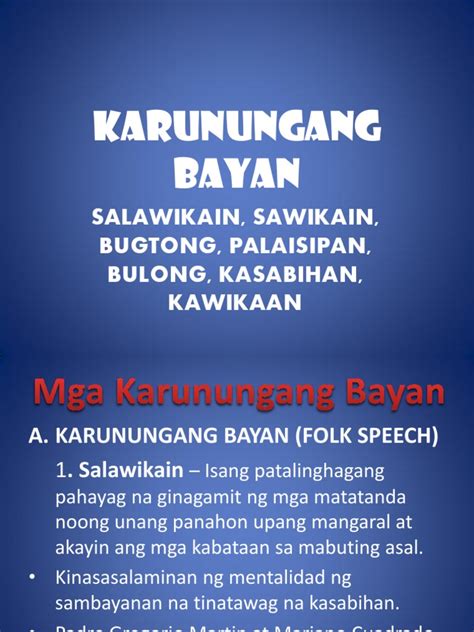 Karunungang Bayan .